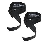 Harbinger Unisex's Big Grip Padded Lifting Straps, Black, One Size
