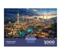 Harbor City 1000 Piece Jigsaws Featuring Artistic Design Personalised Jigsaws Islamic Water City That Are Impossible Hard Difficult Challenging for Home Decor 52x38cm/1000pcs