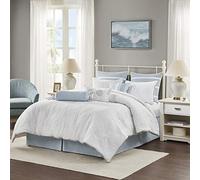 Harbor House Crystal Beach 4-Piece Comforter Set, White, Queen