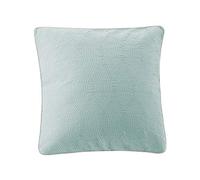 Harbor House European Square Decorative Pillow Cover, Zipper Closure (Cushion NOT Included), Cotton, Coastline Quilted Aqua, 26" x 26"