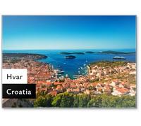 Harbor of Old Adriatic Island Town Hvar. Croatia, Fridge Magnet