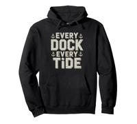 Harbor Pilot Every Dock Tide Maritime Dedication Port Pullover Hoodie