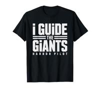 Harbor Pilot Guides Ocean Giants Into Port Maritime Pride T-Shirt