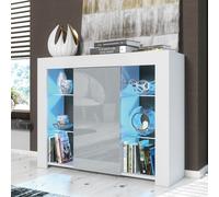 Sideboard 97cm Modern Display Cabinet Cupboard TV Stand Creative Furniture Grey One Size