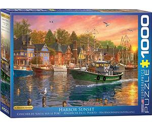 Harbor Sunset by Dominic Davison 1000-Piece Puzzle