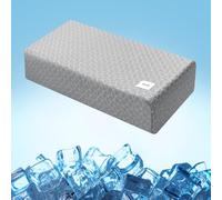 HARBOREST Cooling Cube Pillow - Side Sleeper Pillow for Neck and Shoulder Pain, Memory Foam Pillow Cube Pro with Adjustable Firmness,24"x12"x5", Grey