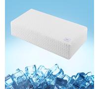 HARBOREST Ice Cube Cooling Pillow for Side Sleepers Memory Foam Side Sleeper Pillow Support Head & Neck for Pain Relief，12"x24"x5"