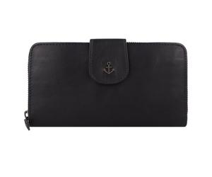 Harbour 2nd Anchor Love Felina Wallet RFID protection Leather 19 cm blue