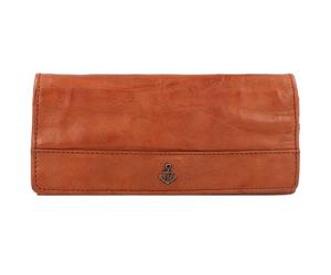 Harbour 2nd Anchor Love Marina Wallet Genuine Leather 18 cm brown