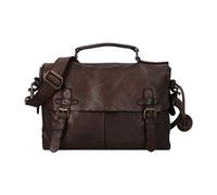 Harbour 2nd Ashton Messenger Leather 25 cm Laptop compartment brown