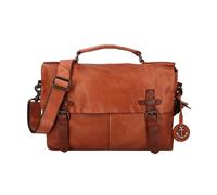 Harbour 2nd Ashton Messenger Leather 25 cm Laptop compartment brown
