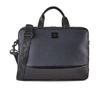 Harbour 2nd City Lights Briefcase Genuine Leather 40.5 cm Laptop compartment blue