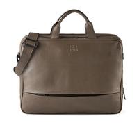 Harbour 2nd City Lights Briefcase Genuine Leather 40 cm Laptop compartment gray
