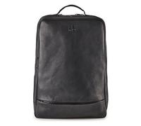 Harbour 2nd City Lights Daypack Genuine Leather 44 cm Laptop compartment black
