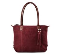Harbour 2nd Sofia Shoulder Bag Genuine Leather 38 cm red