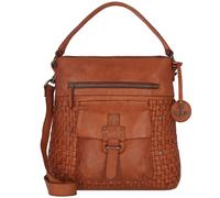 Harbour 2nd Soft Weaving Iris shoulder bag leather 33 cm brown