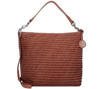 Harbour 2nd Soft Weaving Valerie Shoulder Bag Leather 35 cm brown