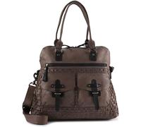 Harbour 2nd Urban Poets Alexandra-Up Shoulder Bag Genuine Leather 29 cm gray