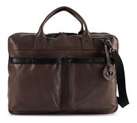 Harbour 2nd Urban Poets Briefcase Genuine Leather 50 cm Laptop compartment brown