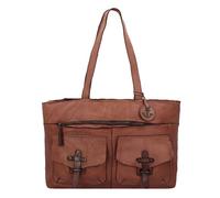 Harbour 2nd Urban Poets Jordan Shopper Bag Genuine Leather 49 cm brown