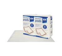 Harbour Housewares 100x Disposable Incontinence Bed Pads - 45cm x 60cm - Medium Waterproof High Absorbency Underpads Mattress Protector Overnight Bed Wetting Sheets Incontinence Pads