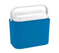 Harbour Housewares 10L 12V Electric Cool Box - Blue Portable Car Cooler, Insulated Camping Fridge, Travel Ice Chest with 12V Adaptor for Road Trips, Picnic, Beach & Outdoor Use