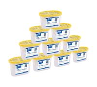 Harbour Housewares 10x Interior Dehumidifiers - 500ml - Vanilla - Home Moisture Absorber Trap in Yellow Harbour Housewares Yellow