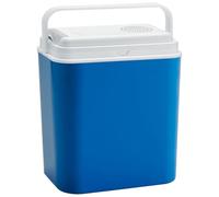 Harbour Housewares 12V Electric Cool Box - Blue Portable Car Cooler, Insulated Camping Fridge, Travel Ice Chest with 12V Adaptor for Road Trips, Picnic, Beach & Outdoor Use