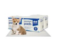 Harbour Housewares Disposable Puppy Pads - 32.5cm x 45cm - 150x Small Absorbent Puppy Training Pads Leak-Proof Pee Pads for Dogs, Cats, Kittens Potty Training Mats