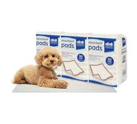 Medium Disposable Puppy Training Pads - 45cm x 60cm - 150x Absorbent Dog Cat Kitten Wee Toilet Potty Training Mats Harbour Housewares White One Size
