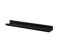 Harbour Housewares 1x Floating 57cm Picture Ledge Shelf - Wall Mounted Display Shelf in Black Harbour Housewares Black
