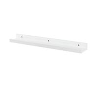 Harbour Housewares 1x Floating 57cm Picture Ledge Shelf - Wall Mounted Display Shelf in White Harbour Housewares White