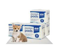 Harbour Housewares 200x Disposable Puppy Pads - 32.5cm x 45cm - Small Absorbent Puppy Training Pads Leak-Proof Pee Pads for Dogs, Cats, Kittens Potty Training Mats