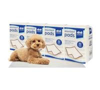 Harbour Housewares Disposable Puppy Pads - 45cm x 60cm - 200x Medium Absorbent Puppy Training Pads Leak-Proof Pee Pads for Dogs, Cats, Kittens Potty Training Mats