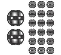 Harbour Housewares 20x Weed Control Membrane Peg Plates - 7cm - Heavy-Duty Garden Ground Grass Fabric Netting Cover Tent Pins Stakes Staples