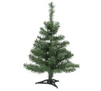 Harbour Housewares 2ft Christmas Tree - 58cm / 2ft - Green - Indoor Desktop Small Xmas Tree Pine Artificial Christmas Tree with Stand Mini Tabletop Holiday Seasonal Decoration