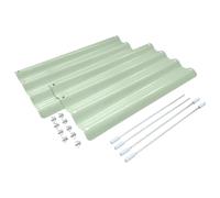 Harbour Housewares 2pc Galvanised Steel Raised Garden Bed Extension Set - 50cm in Green Harbour Housewares Green
