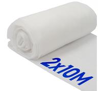 Harbour Housewares 30gsm Plant Fleece Frost Protection - 2M x 10M Coverage (1 Roll) in White Harbour Housewares White