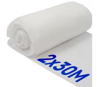 Harbour Housewares 30gsm Plant Fleece Frost Protection - 2M x 30M Coverage (3 Rolls) in White Harbour Housewares White