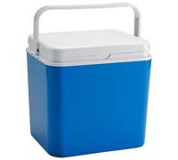 Harbour Housewares 30L Cool Box - Blue Large Insulated Portable Cooler, Camping Ice Chest for Picnic, Beach, Travel, Road Trips, Festivals & Outdoor Food & Drink Storage