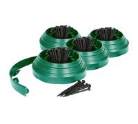 Harbour Housewares 40m Flexible Plastic Lawn Edging Path Grass Border with Plastic Pegs in Green Harbour Housewares Green