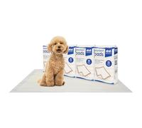 Harbour Housewares 40x Disposable Puppy Pads - 60cm x 89cm - Extra-Large Absorbent Puppy Training Pads Leak-Proof Pee Pads for Dogs, Cats, Kittens Potty Training Mats