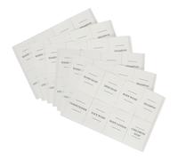 Harbour Housewares 48pc Soap Dispenser Labels Set in White Harbour Housewares White
