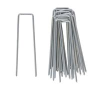 Harbour Housewares 4mm (12 Gauge) Weed Membrane Pegs - 15Cm - Pack Of 40