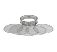Harbour Housewares 5-Filter Garden Riddle Sieve - 30Cm - Heavy Duty Stainless Steel Fine Mesh Metal Gardening Soil Sifter