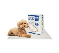 Harbour Housewares 50x Disposable Puppy Pads - 45cm x 60cm - Medium Absorbent Puppy Training Pads Leak-Proof Pee Pads for Dogs, Cats, Kittens Potty Training Mats