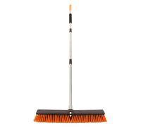 Harbour Housewares Adjustable Garden Broom 60cm with 1.6m Metal Handle