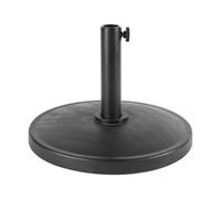 Harbour Housewares Concrete Garden Parasol Base - 12Kg - Black
