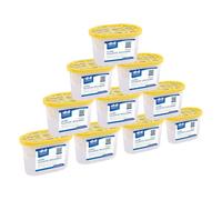 Harbour Housewares Dehumidifier 500ml Pack of 10 - Vanilla - Interior Condensation Moisture Remover Mildew Absorber for Damp, Mould, Kitchen, Caravan, Car, Home, Bedroom, Wardrobe, Garage, Basement