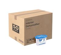 Interior Dehumidifiers - 500ml - Ocean - 50x Moisture Trap Harbour Housewares Blue One Size